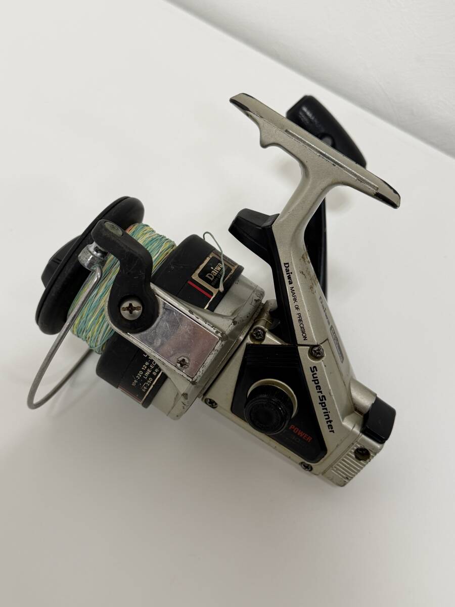 108★Daiwa ダイワ Super sprinter スーパースプリンター ST-9000B 大物 リール 船釣り 釣り具 中古 現状品 ハンドル回転〇 上下稼働