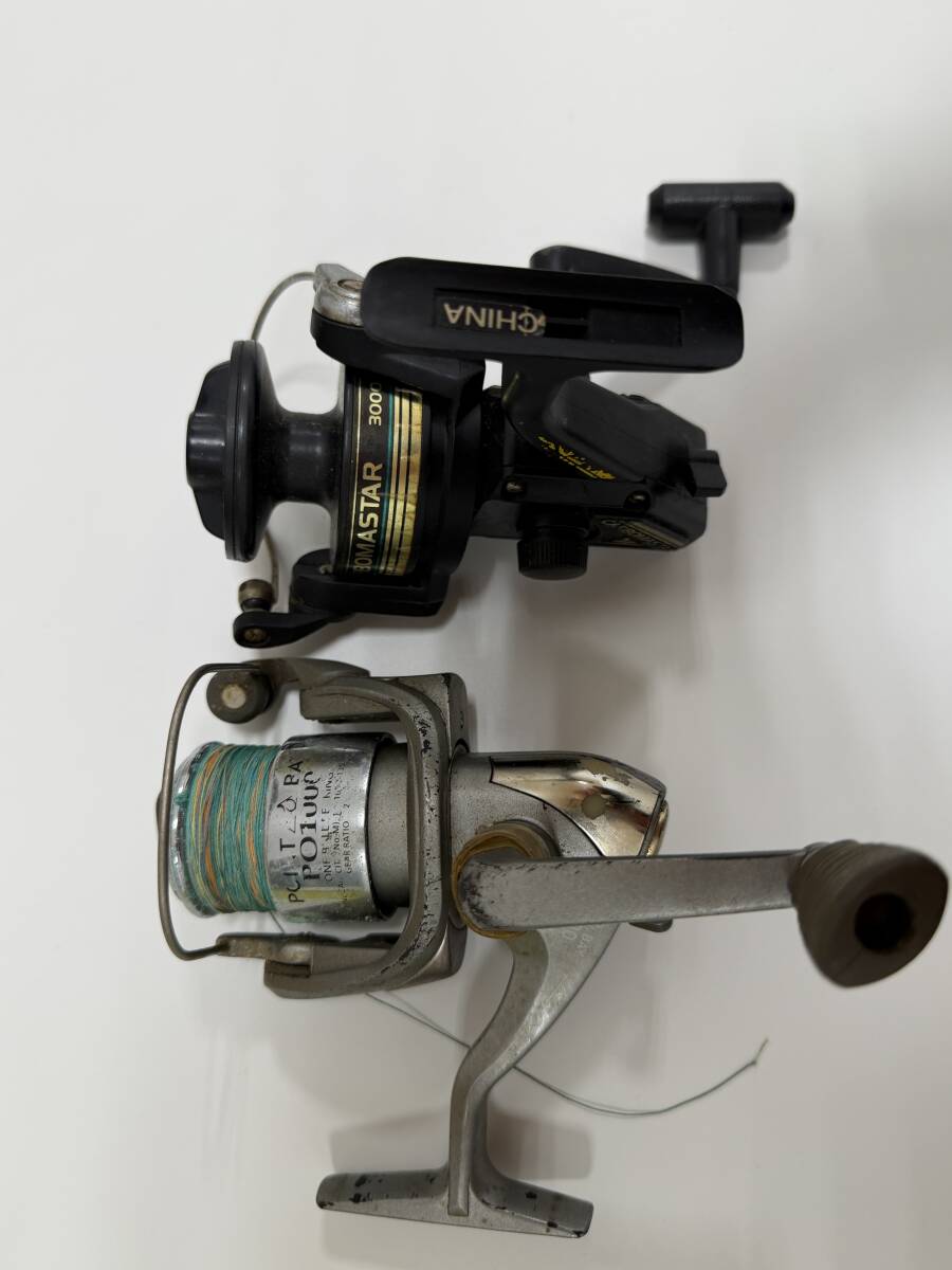 ★CARBOMASTAR カーボマスター RYOBI 3000 POINT BAY ポイントベイ PO1000 釣り 釣り具 リール 2点セット 中古