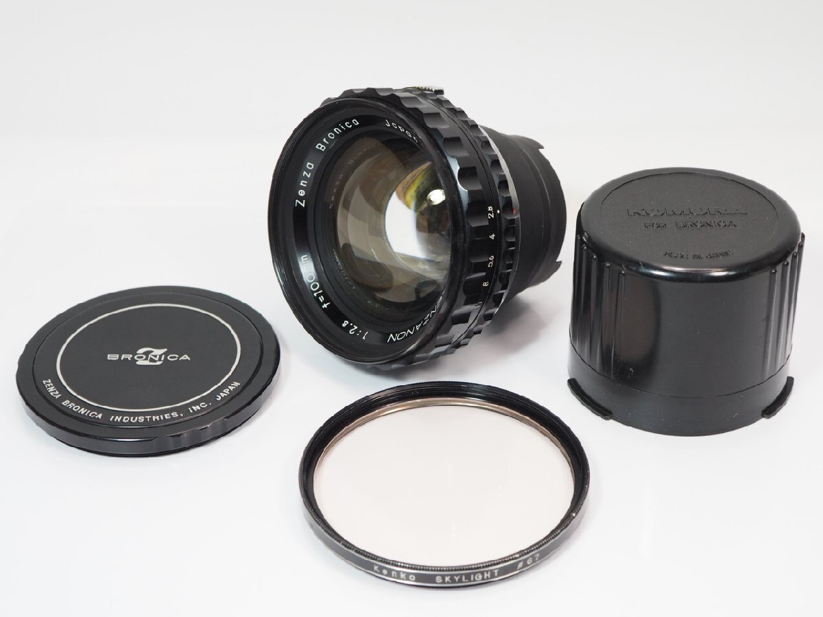 ZENZA BRONICA S2用 ZENZANON 100mm F2.8 ゼンザブロニカ 中判 カメラレンズ [管Z7674