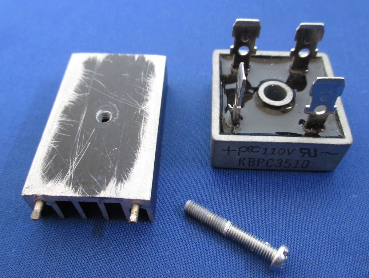 KBPC3510 Fangqiao 35A1000V単相ブリッジ全波整流器　放熱器付