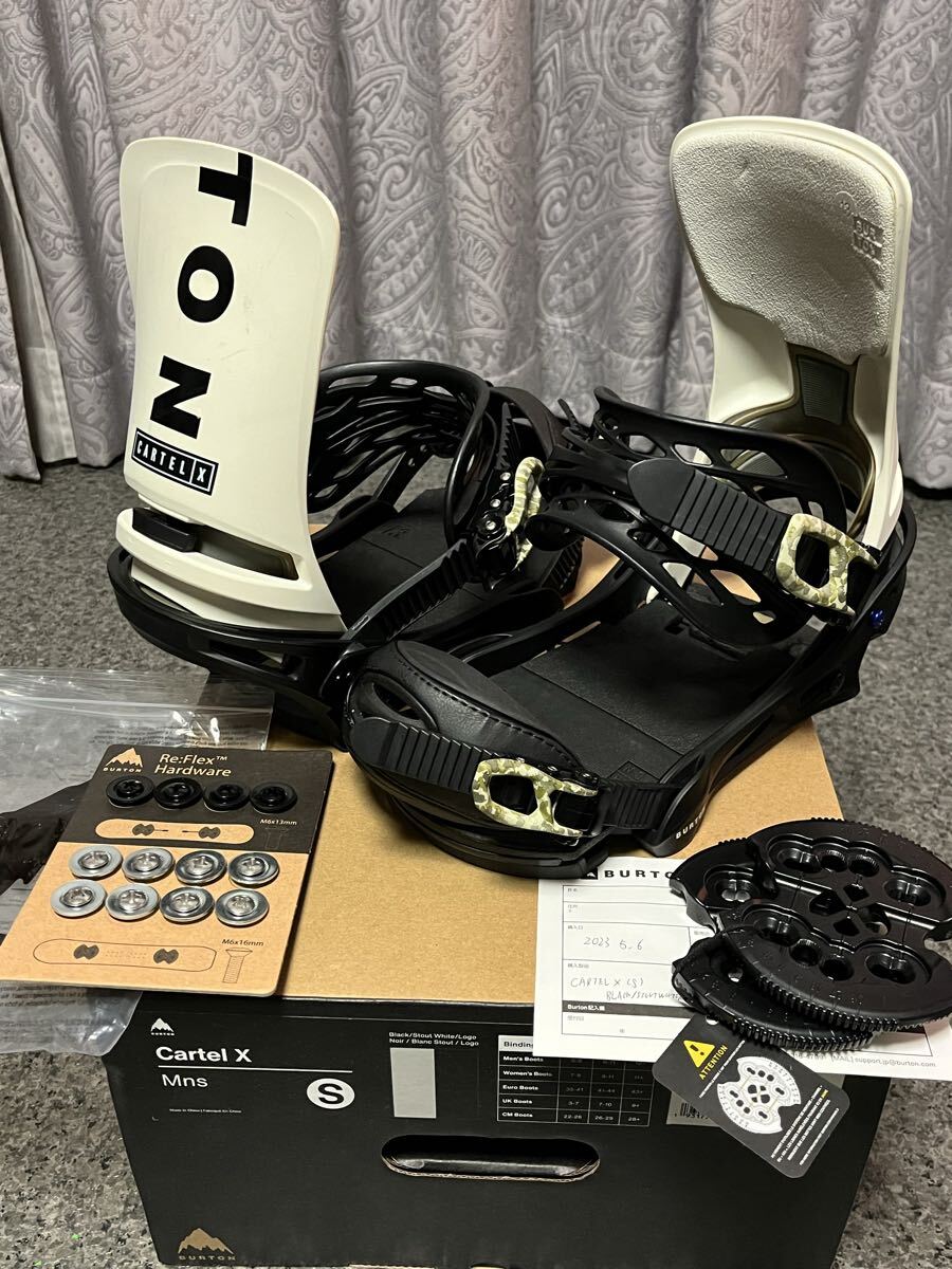 Burton Cartel X バートン ビンディング Sサイズ 新品同様