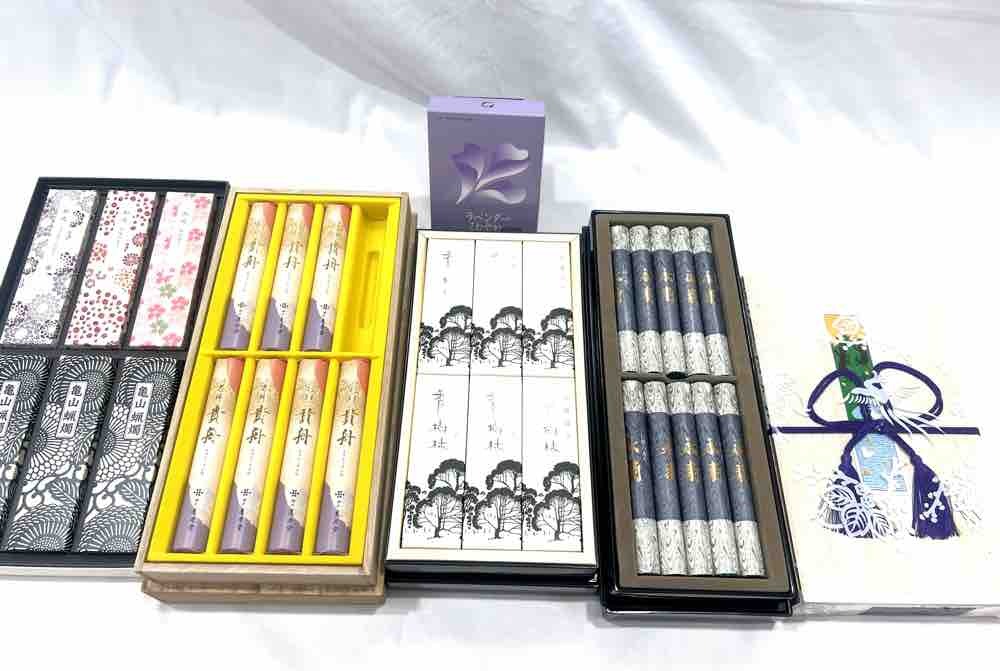 （M8991）高級線香　線香　貴船　永寿　香樹林　和遊　ろうそく　お盆　お参り　仏具　仏壇　御香　お墓参り