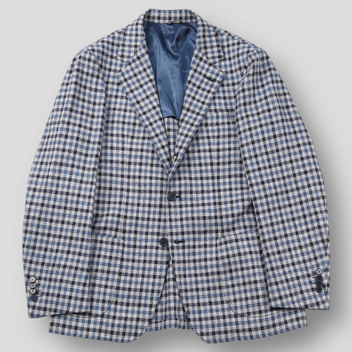 極美品 Gabo x Brilla per il gusto ガボ ブリッラ 24AW 別注 VESUVIO シェファードチェック ジャケット 50 ガンクラブ テーラード SSM6924