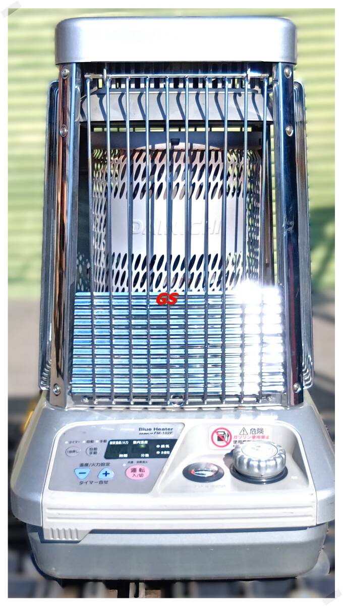DAINICHI Blue Heater FM-102F強制通気形開放式石油ストーブ暖房出力10.0kw 2005年製　