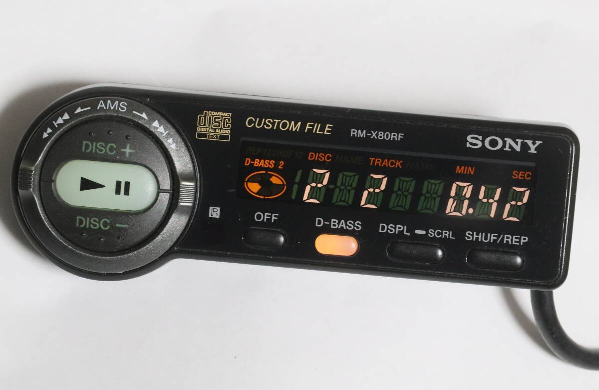 SONY CDX-545RF D-BASS搭載 FM飛ばし 10連奏CDチェンジャー 2001年 中古