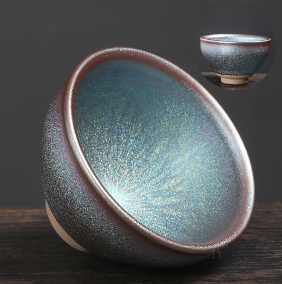 新品 抹茶碗 抹茶茶碗 天目茶碗 曜変天目茶碗 茶道具 お茶碗 国宝 茶道 茶碗 窯変天目茶碗 油滴天目 茶道具 茶器 初心者 酒器 陶芸用品