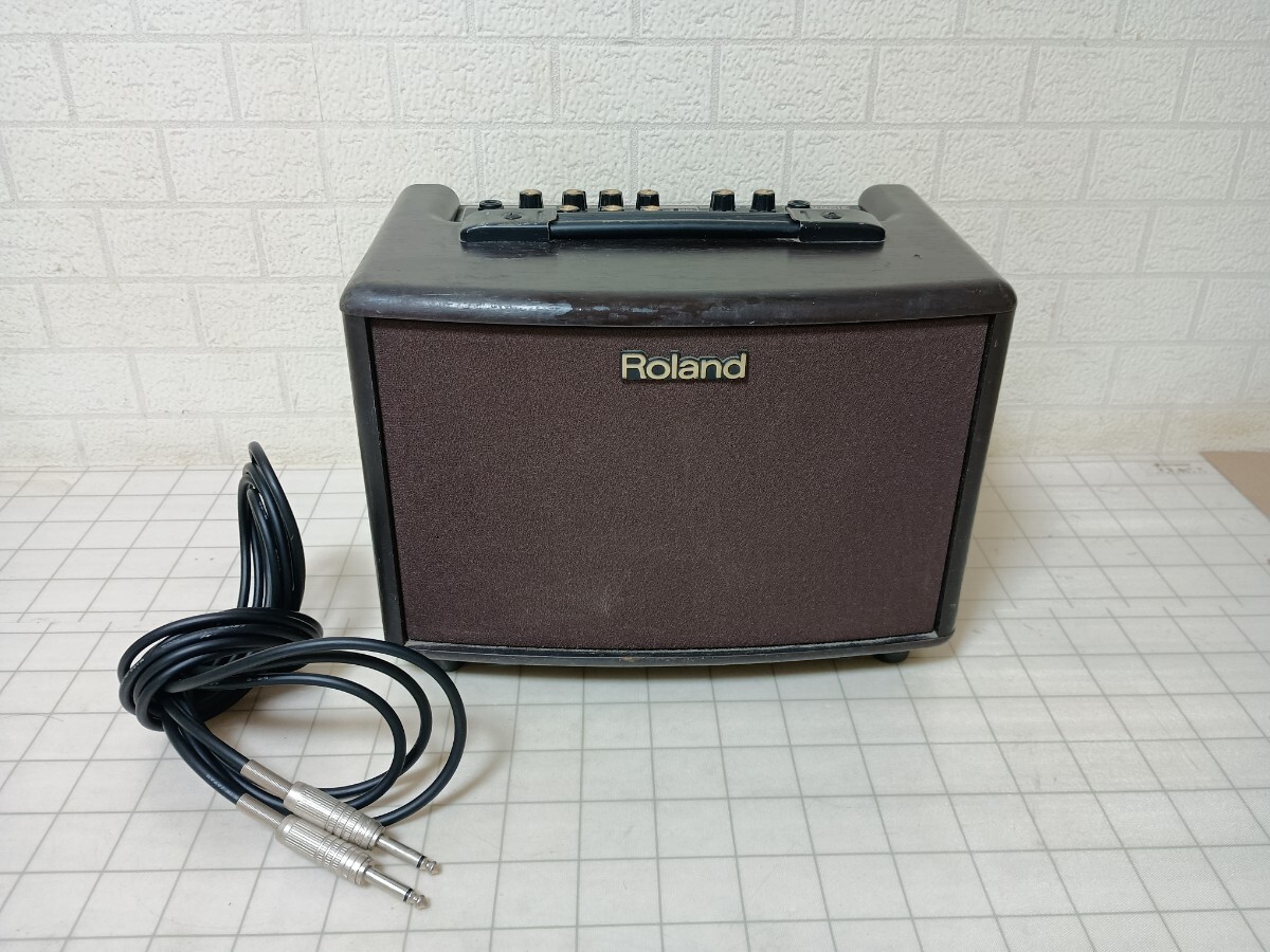 787■Roland ローランド　ACOUSTIC CHORUS　AC-33　アコースティックギターアンプ　音出しok ジャンク現状品
