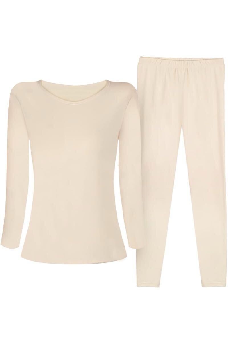  あったかインナー レディース インナー 肌着 Uネック 長袖 極暖 防寒 インナー タイツ ボトム スラックス