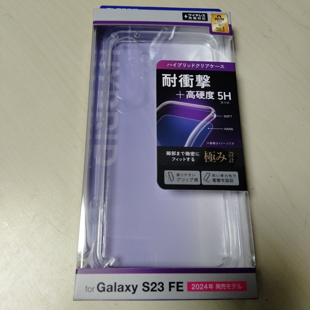 ◇ELECOM Galaxy S23 FE (SCG24) 用 Galaxy S23 FE ハイブリッドケース PM-G236HVCKCR