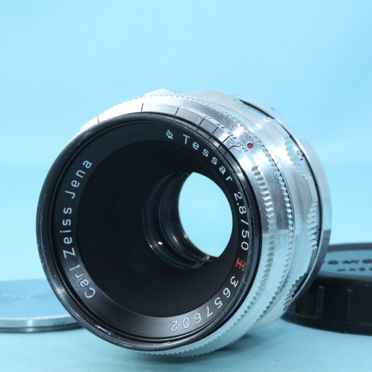 希少 Carl Zeiss Jena Tessar 50mm F2.8 王マーク 返品保証 エキザクタマウント