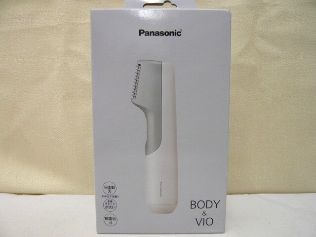 （M46167）未開封・未使用・Panasonic パナソニック ボディトリマー 電気カミソリ・シェーバー・ ER-GK23・メンズ VIOにも（箱潰れ）