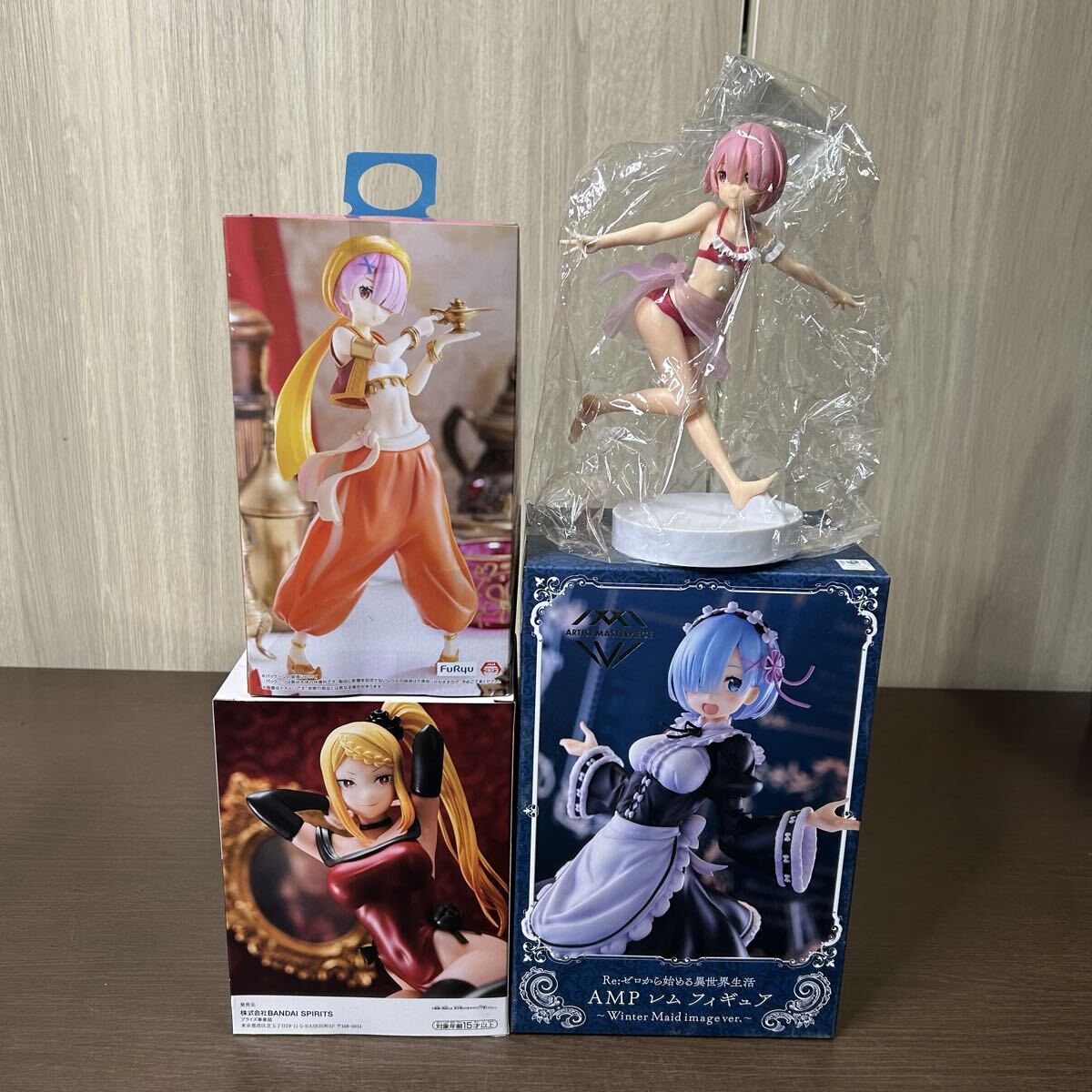 フィギュア Re:ゼロから始める異世界生活 リゼロ ラム レム プリシラ・バーリエル 開封状態不明