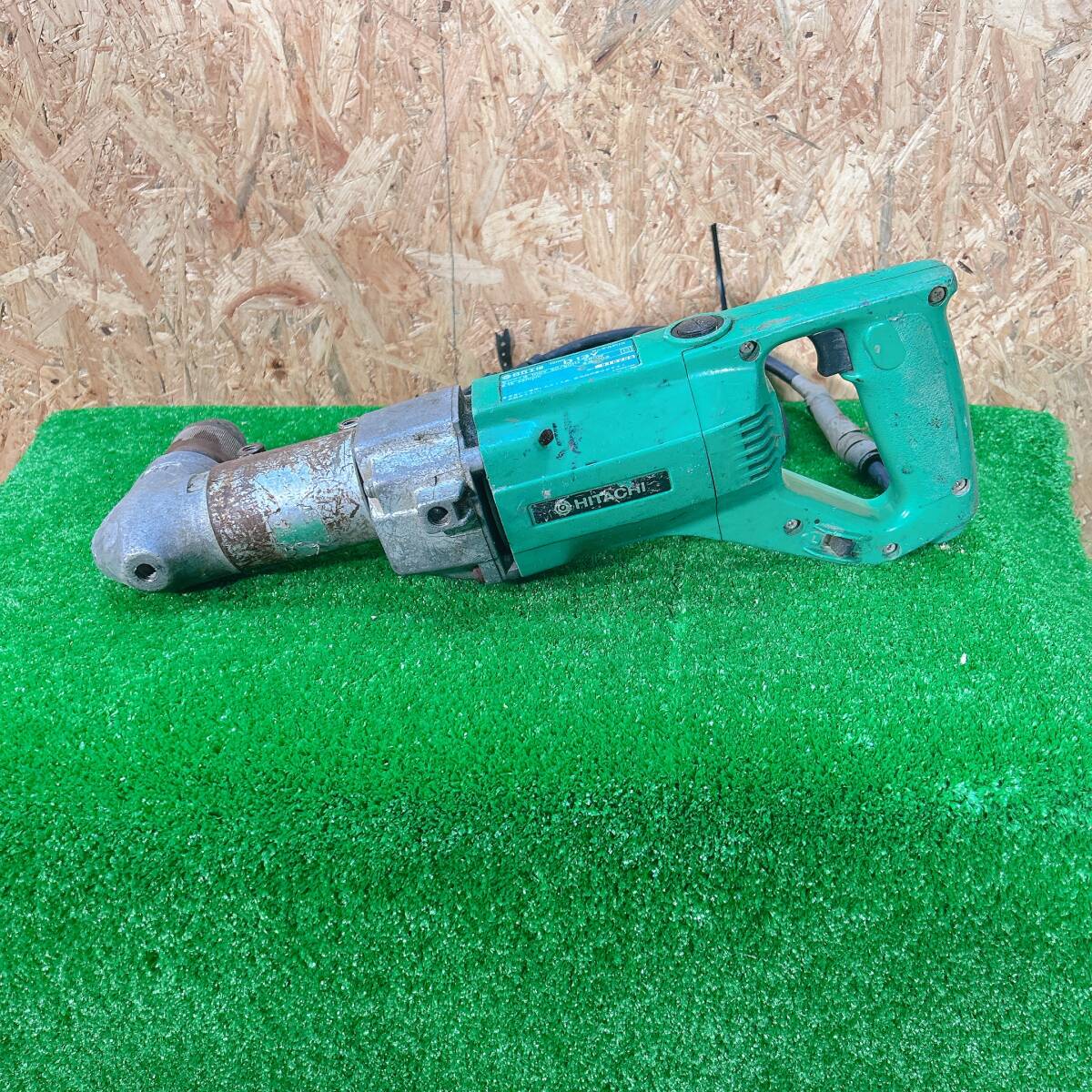 【動作品】HITACHI 日立工機 アングルドリル D13Y 13mm 電動工具 狭所作業 穴あけ 大工道具 DIY 工具 中古 現状品 