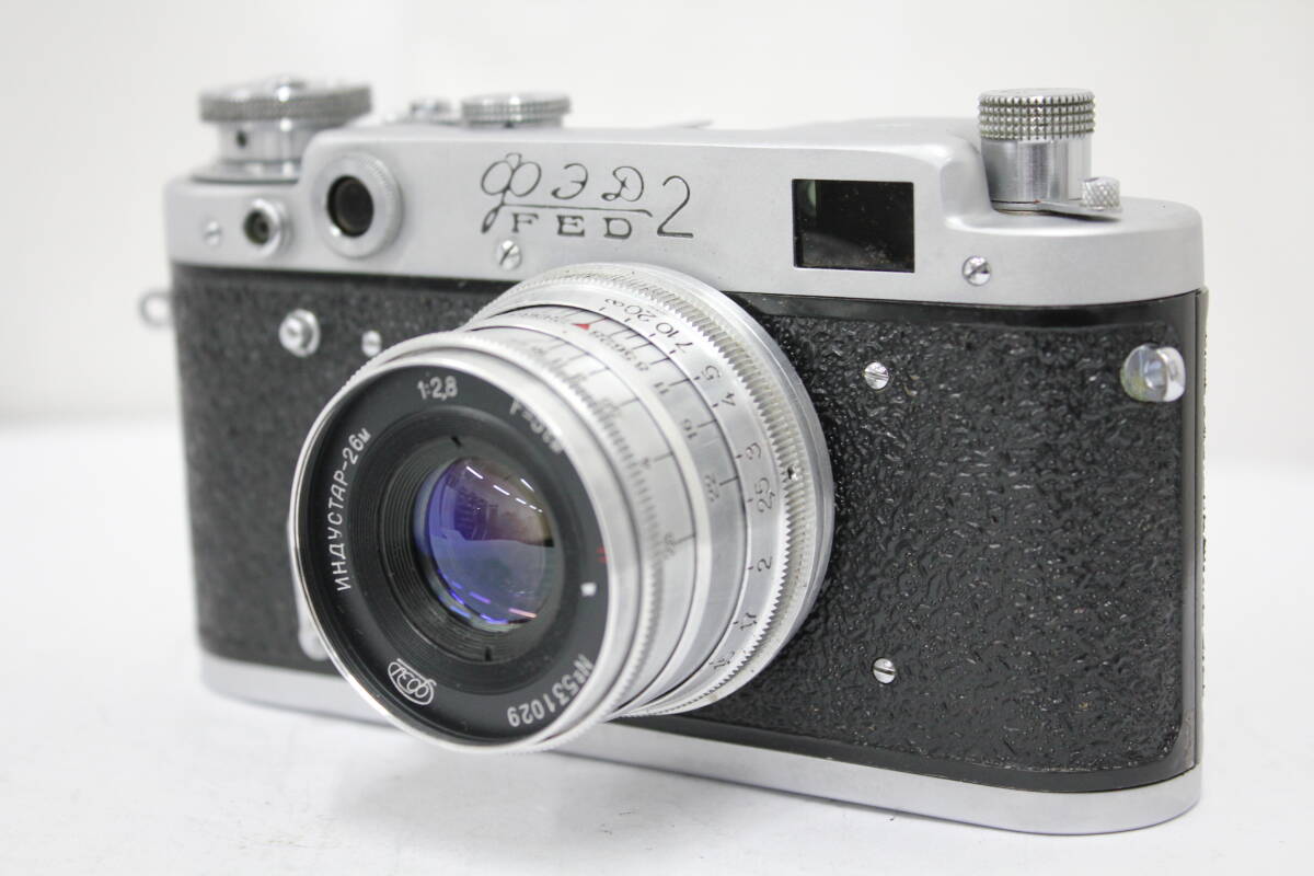 【返品保証】 フェド 2 Industar-26M 5cm F2.8 カメラ e5710