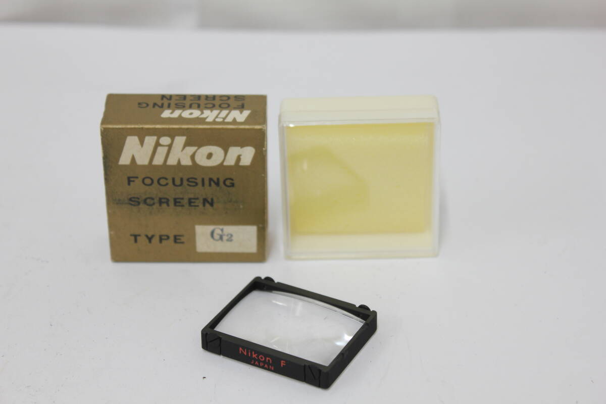 【未使用】 ニコン Nikon フォーカシングスクリーン F,F2用 Type G2 e6093