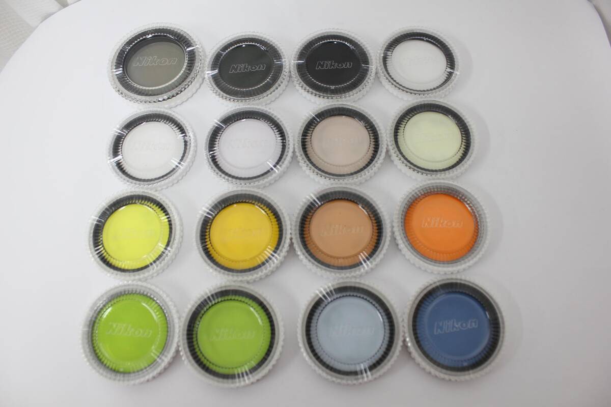 【返品保証】 ニコン Nikon 52mm カラーなどフィルター16個セット e6097