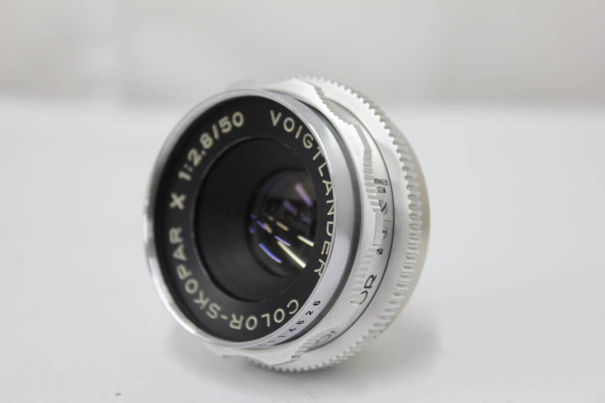 【光学美品】 フォクトレンダー Voigtlander Color-Skopar X 50mm F2.8 デッケルマウント レンズ e6113