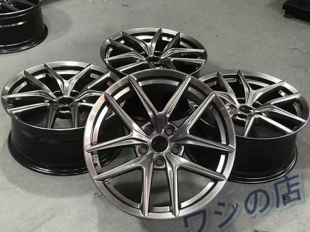 【特価】レクサス 純正交換用 18 インチ 8J +45 PCD114.3 ソリッドブラック 4 本セット