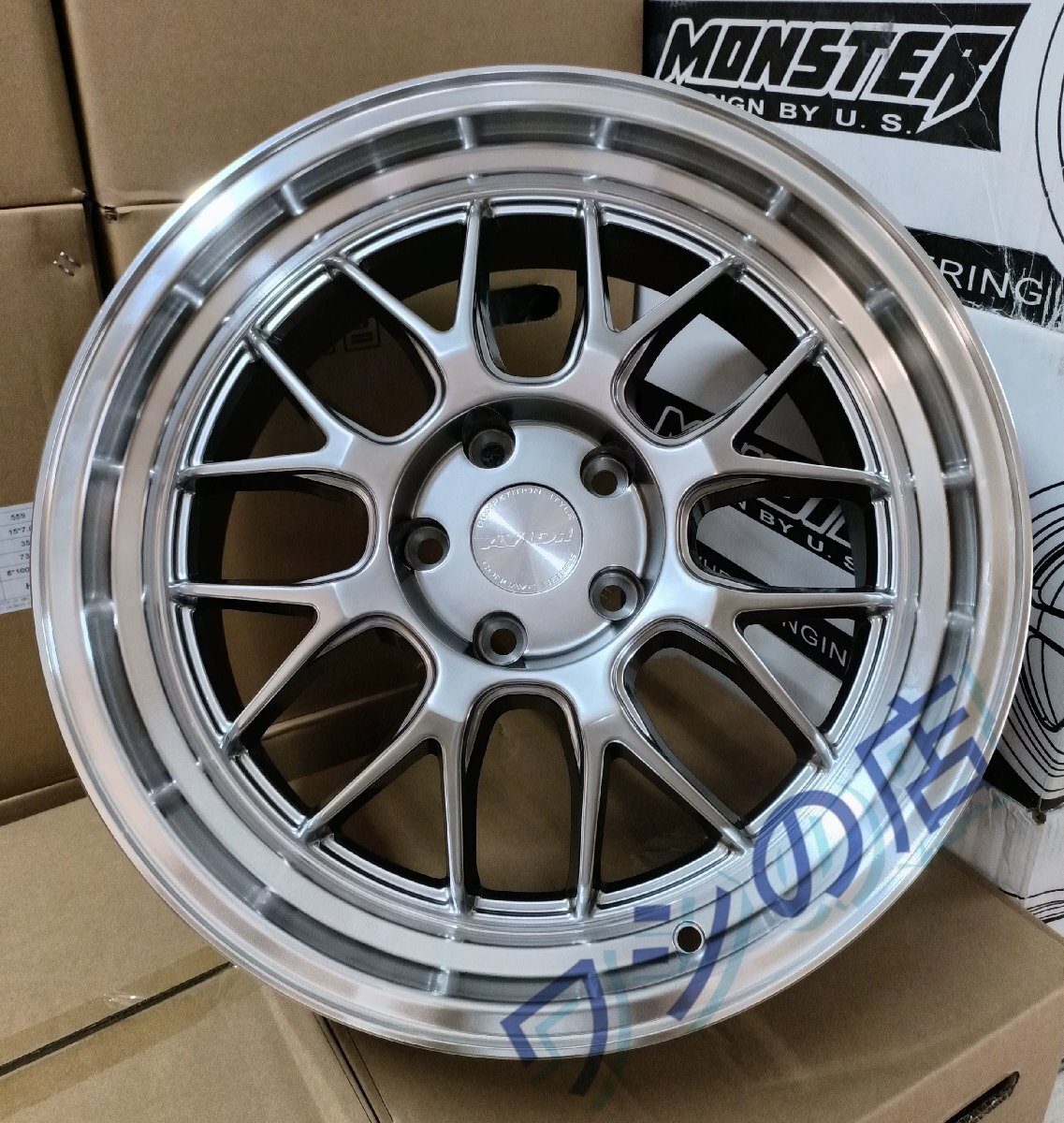 4 本セット 17×8.0J 5 穴 PCD112 ET30 ハブ径 66.6mm｜ベンツ A/B クラス アウディ A3/A4