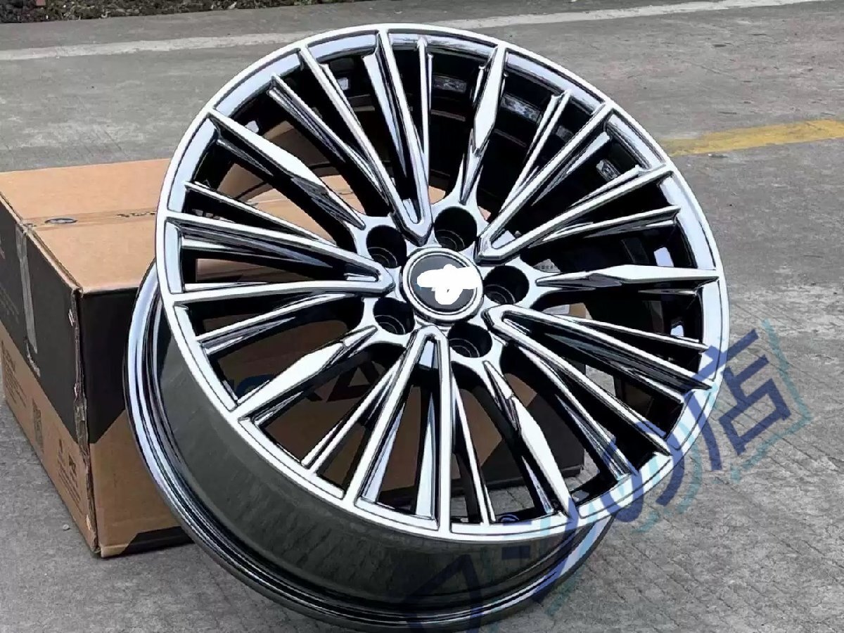 【改装推奨】プレミアム真空メッキ 19 インチ 8.5J ET35 スピニングホイール 30 系ヴェルファイア対応