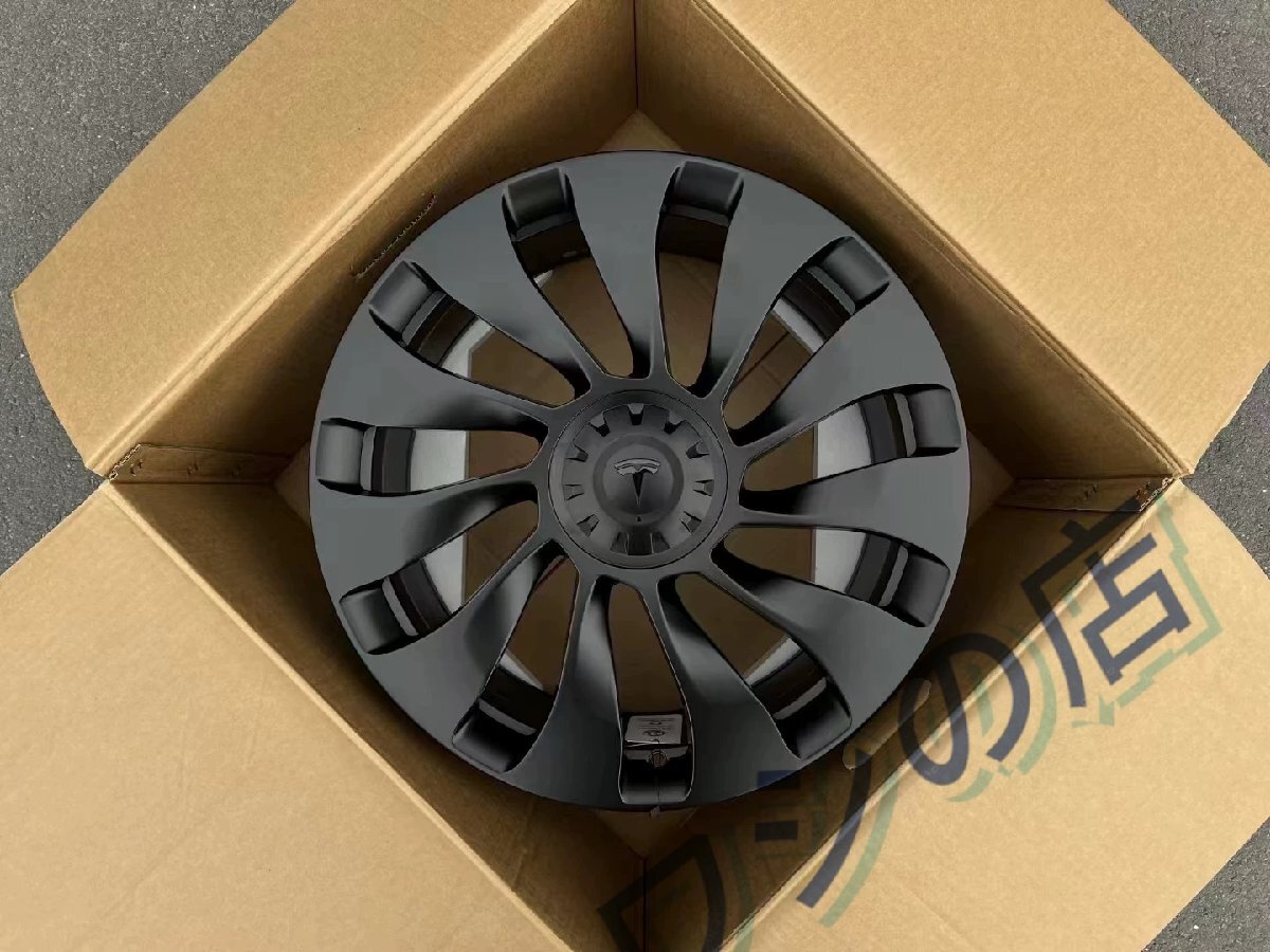 テスラ Model Y 専用 21×9.5J/10.5J 5H-114.3 ET40/48 中心孔 64.1 ホイール アップグレード改装用 4 本セット