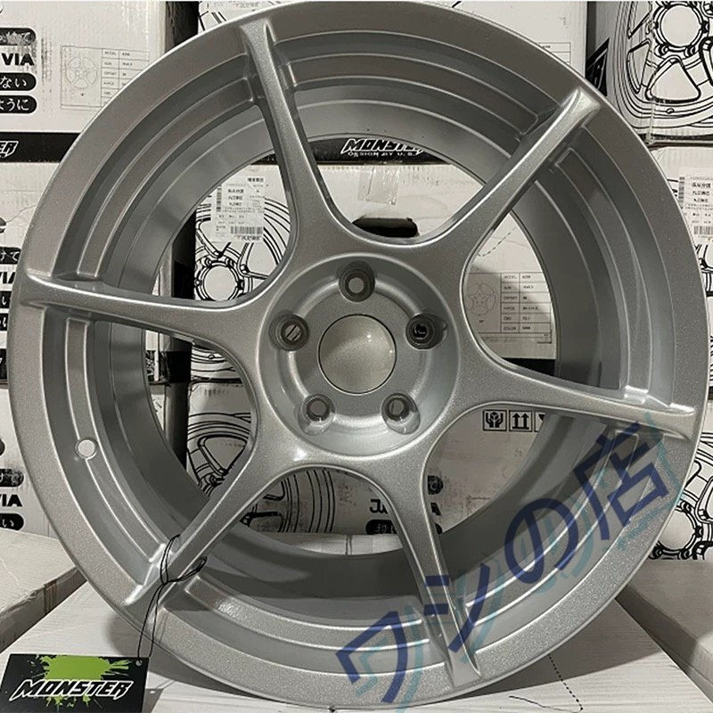 4 本セット 18×9.5/10.5J 5/114.3 ET38/40 ハブ 73.1｜日産 370Z トヨタマーク X 変換リングプレゼント