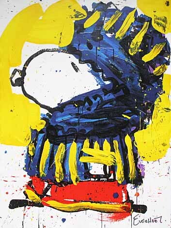 ■★トム・エバハート（Tom Everhart） 【MARCH VOGUE（SNOOPY）】 リトグラフ 直筆サイン エディション有り