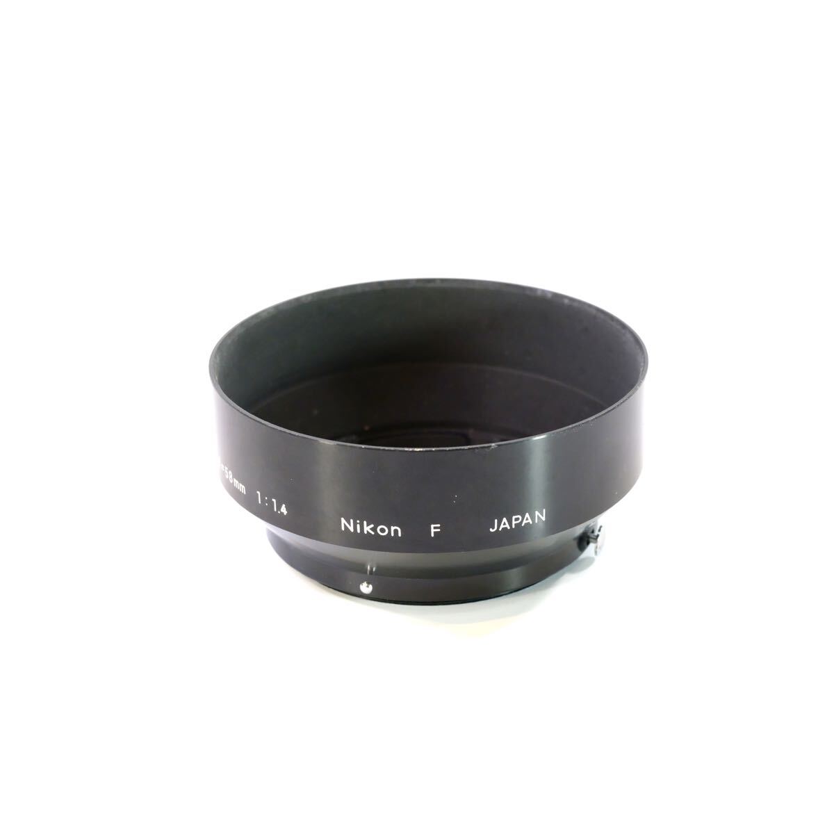 Nikon ニコン F=50mm、F=58mm 1:1.4 F刻印 メタルレンズフード