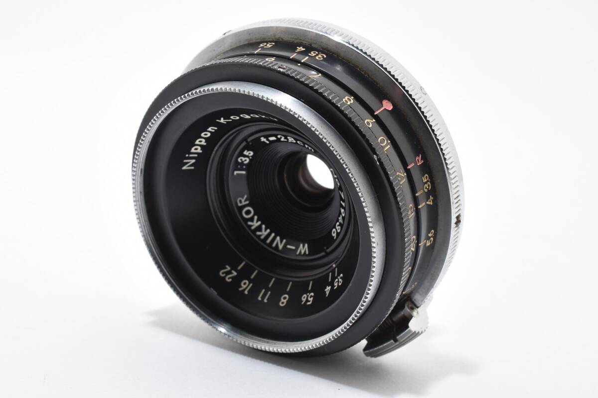 Nippon Kogaku W-NIKKOR 2.8cm F3.5 ブラック 日本光学 #471