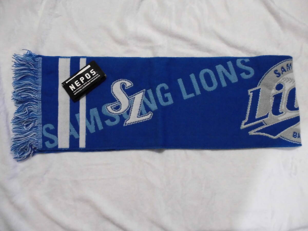 SAMSUNG LIONS　☆　サムスン　ライオンズ　☆　マフラー　☆　新品未使用品　☆　自宅保管品　☆