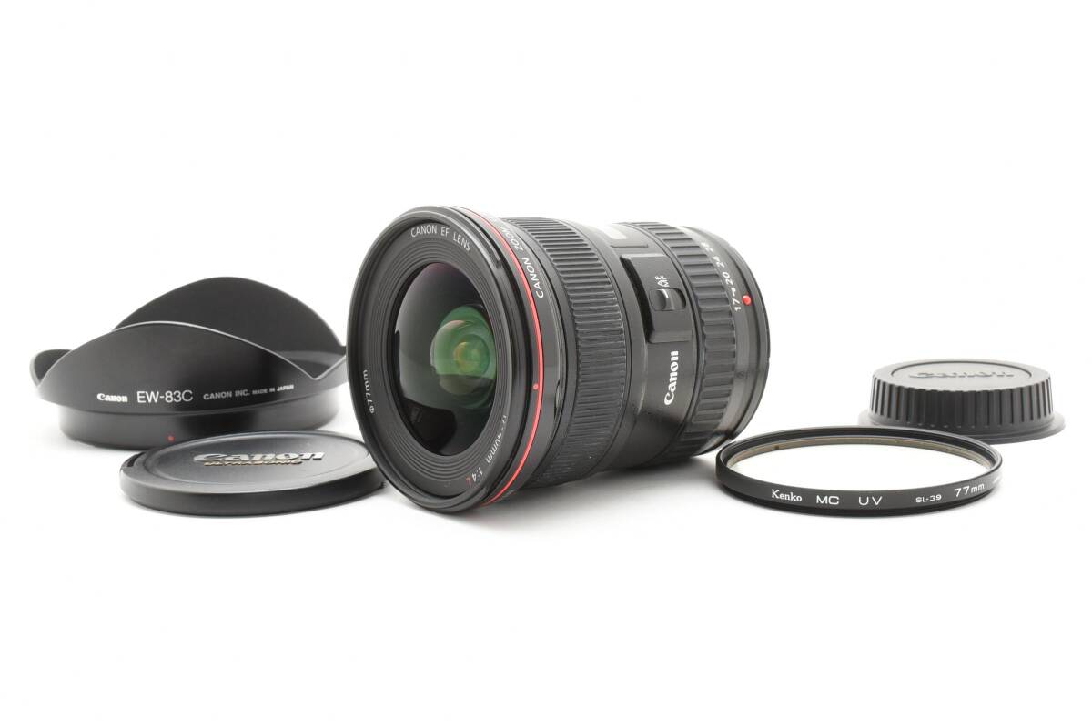 ★☆美品★CANON キャノン ZOOM LENS EF 17-40mm F4 L USM 広角ズームレンズ #832☆★
