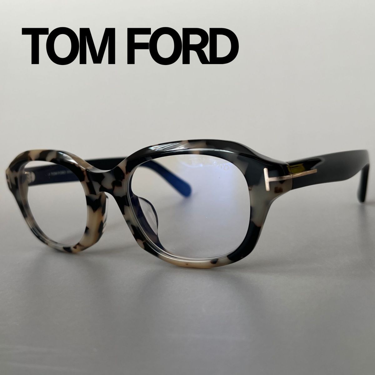 トムフォード メガネ TOM FORD アジアンフィット ウェリントン グレー ブラック 黒 グラデーション 眼鏡 スタイリッシュ 新品 カジュアル
