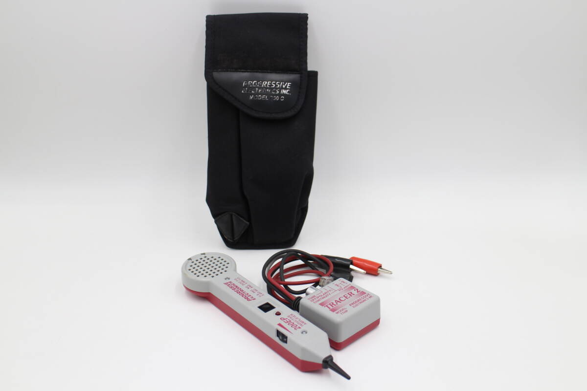 [M-TN 2453] Progressive Electronics 700C 誘導アンププローブ 200EP トレーサー 77HP【動作確認済】