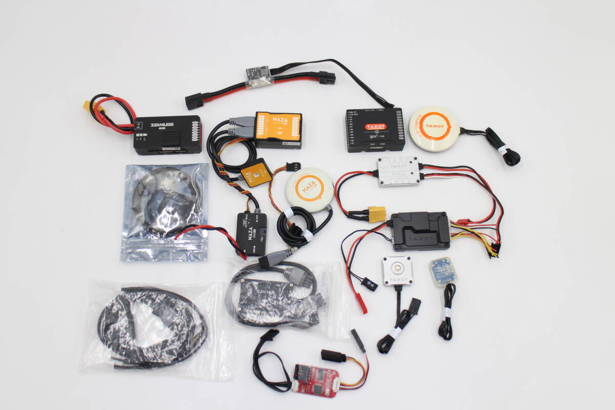 [M-TN 2471] DJI NAZA-M V2 フライトコントローラー GPS PMU Zenmuse GCU Tarot ZYX-M セット 動作未確認