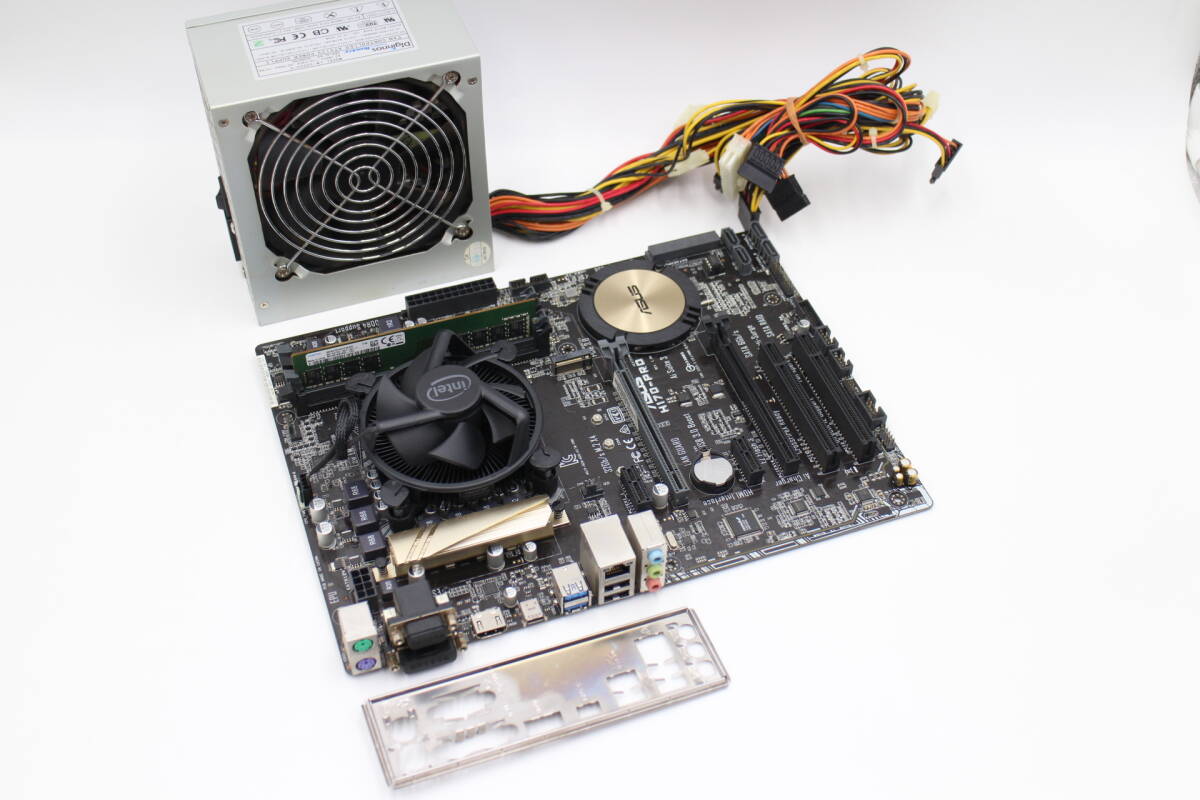 [M-TN 2472] 5点セット CPU+Main+RAM+CPUクーラー+PC電源