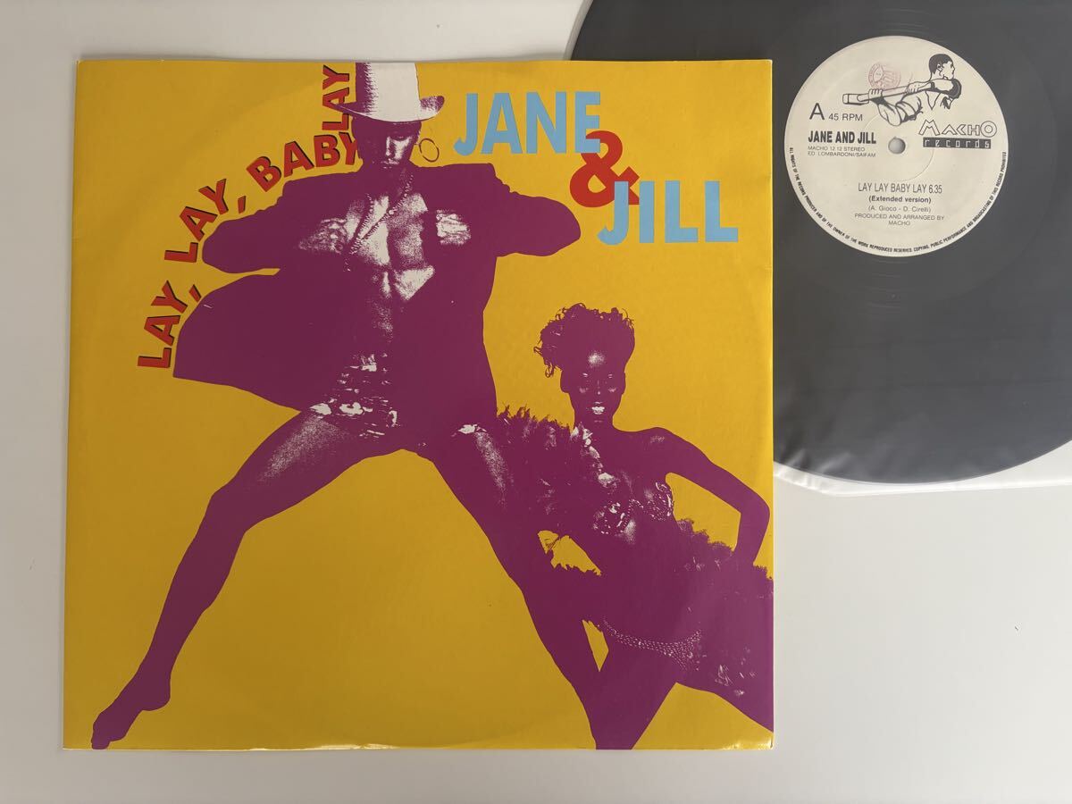 【伊Ori】JANE & JILL / LAY LAY BABY LAY(Extended/7'Ver/Inst) '12 DISCOMAGIC ITALY MACHO12-12 ジェーン&ジル,Hi-NRG,EUROBEAT,