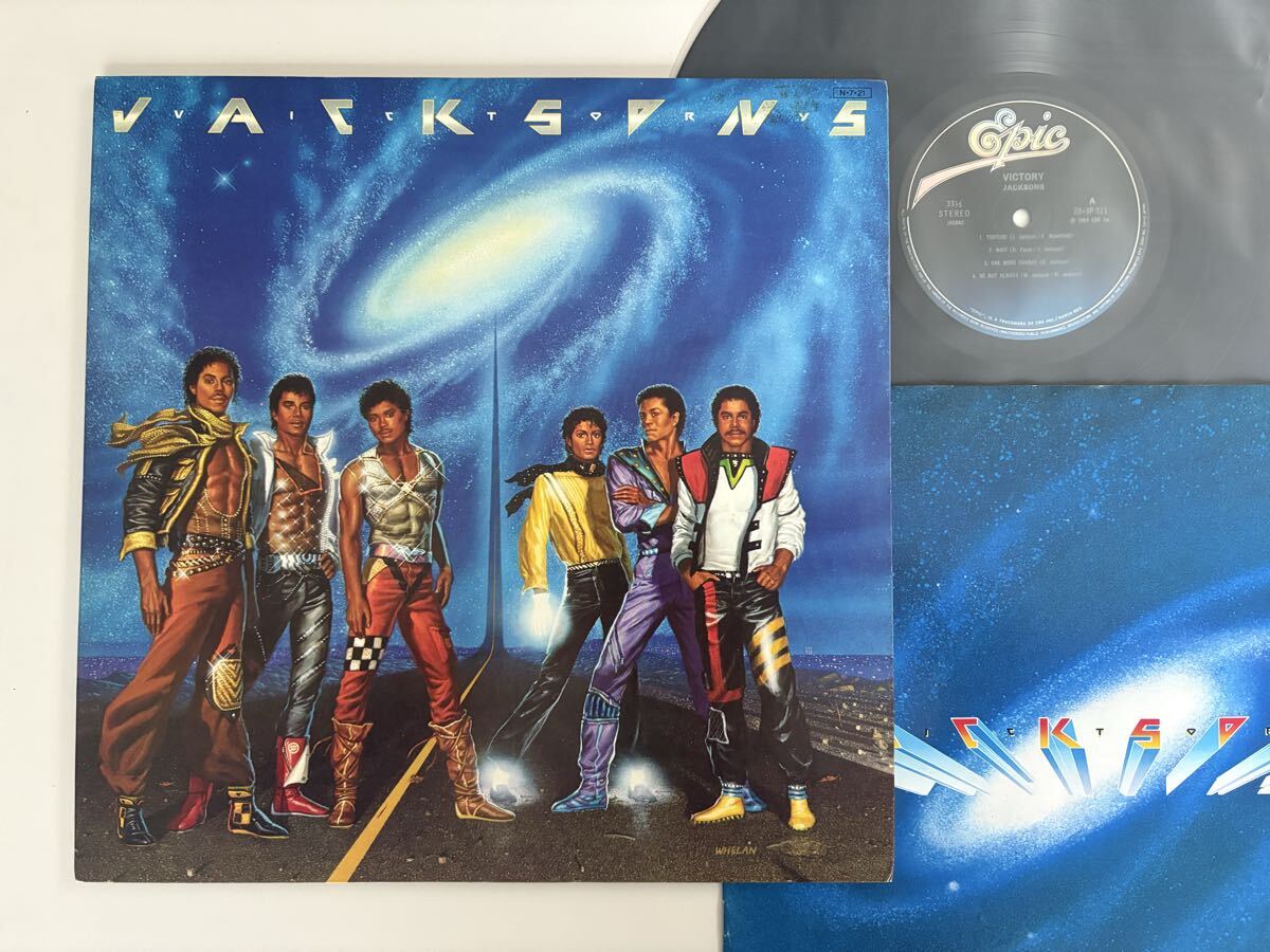 JACKSONS / VICTORY 日本盤LP 28・3P-511 84年盤 ジャクソンズ,Michael Jackson,State Of Shock(w/Mick Jagger),One More Chance,盤良好
