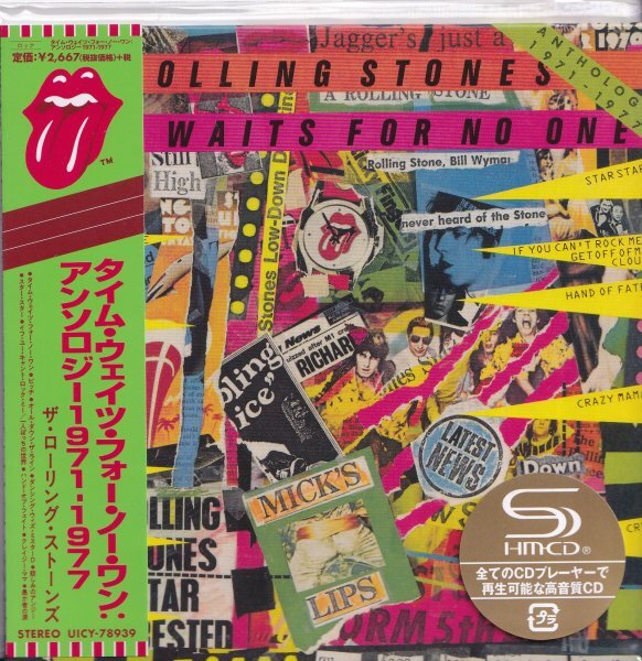 《新品》即決 紙ジャケットD【ザ・ローリング・ストーンズ タイム・ウェイツ・フォー・ノー・ワン＜日本独自盤＞高音質・SHM-CD！】廃盤
