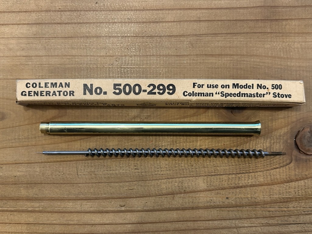 【送料185円 同梱OK】未使用品 1950年頃 コールマン スピードマスター 500 用 ジェネレーター 500-299 磨き済み！検/500A/502