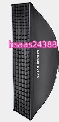 NEEWER BASICS ストリップソフトボックス Bowensマウント 30x120cm クイックリリースソフトボックス 長方形ソフトボックス NS61P