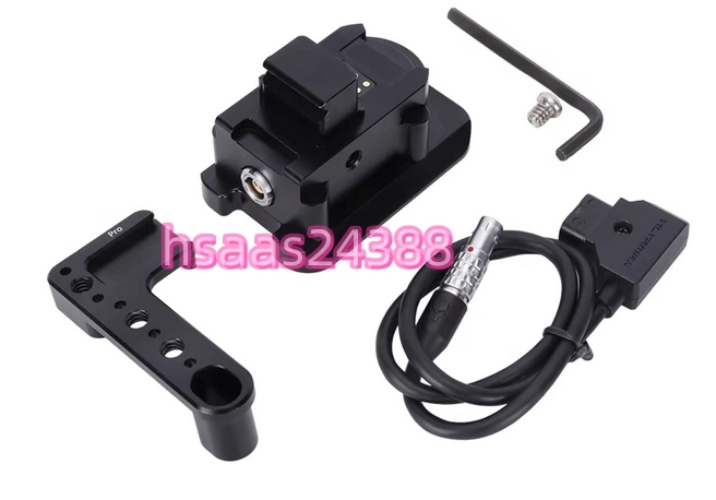 NICEYRIG ジンバル マンフロット規格 給電プレート DJI RS 2 / RS 3 Pro/RS 4 Proスタビライザーに対応 外部電源変換プレート -624