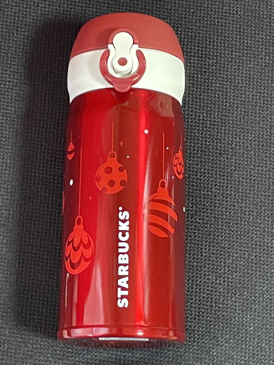スターバックス ステンレスボトル　タンブラー　ホリデー　クリスマス 赤　サーモス