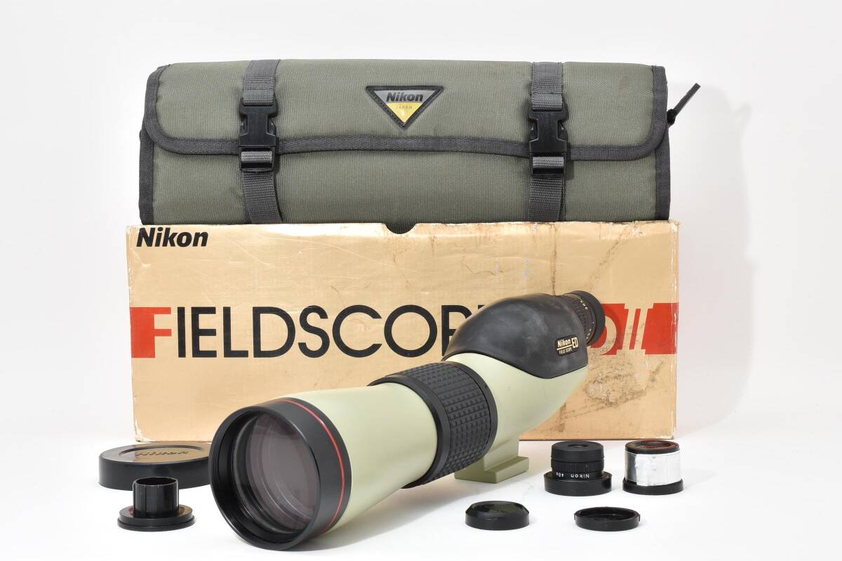 【美品】Nikon FIELDSCOPE ED II ニコン フィールドスコープ【元箱付き】【動作確認済み】＃2735272