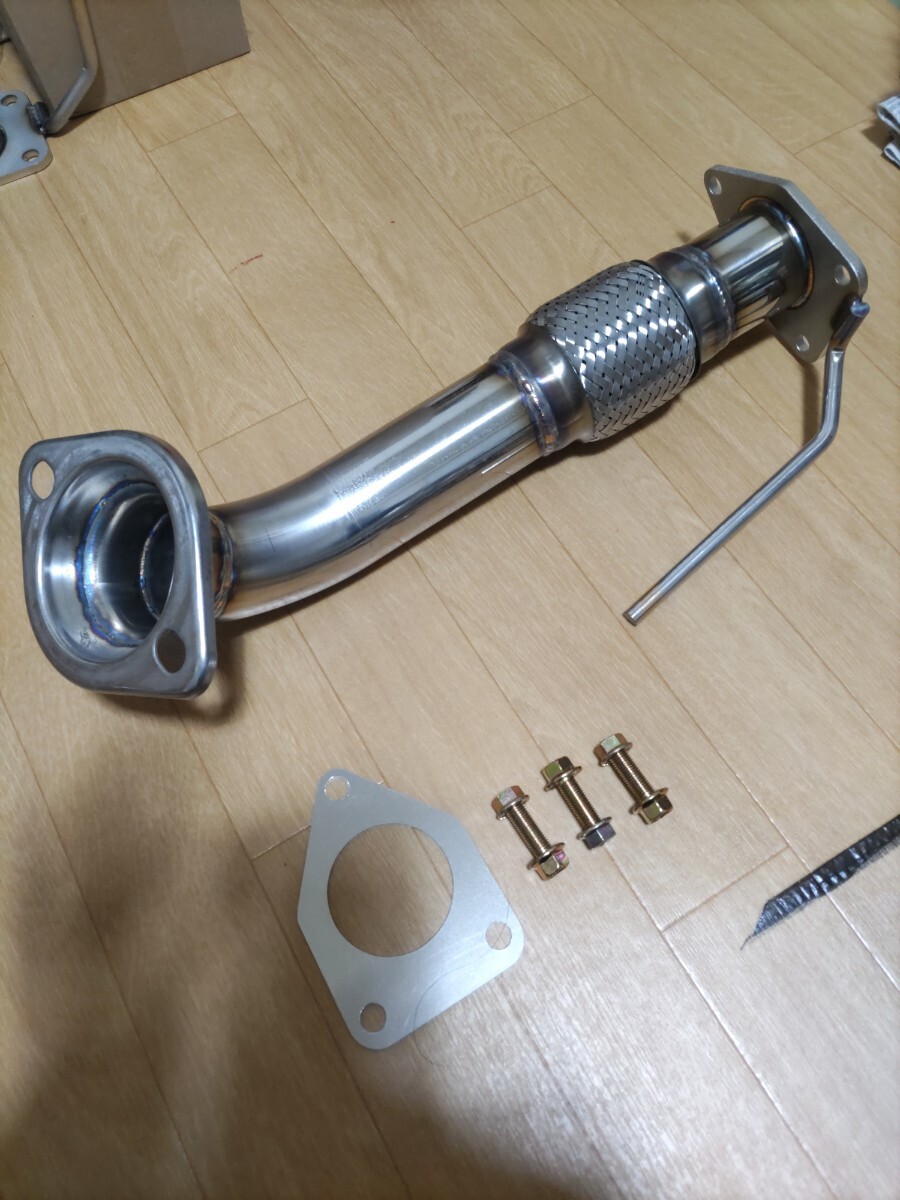 RB3 RB4 オデッセイ フロントパイプ アブソルート M L 底上げ ワンオフ　　　　検索用 触媒ストレート 