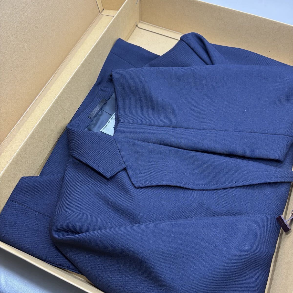 1円スタート【新品未使用※衣料品店在庫品】165A NIKKE 男子学生服 上衣 ネイビー ブレザー 箱付き 当時物 制服 u1673