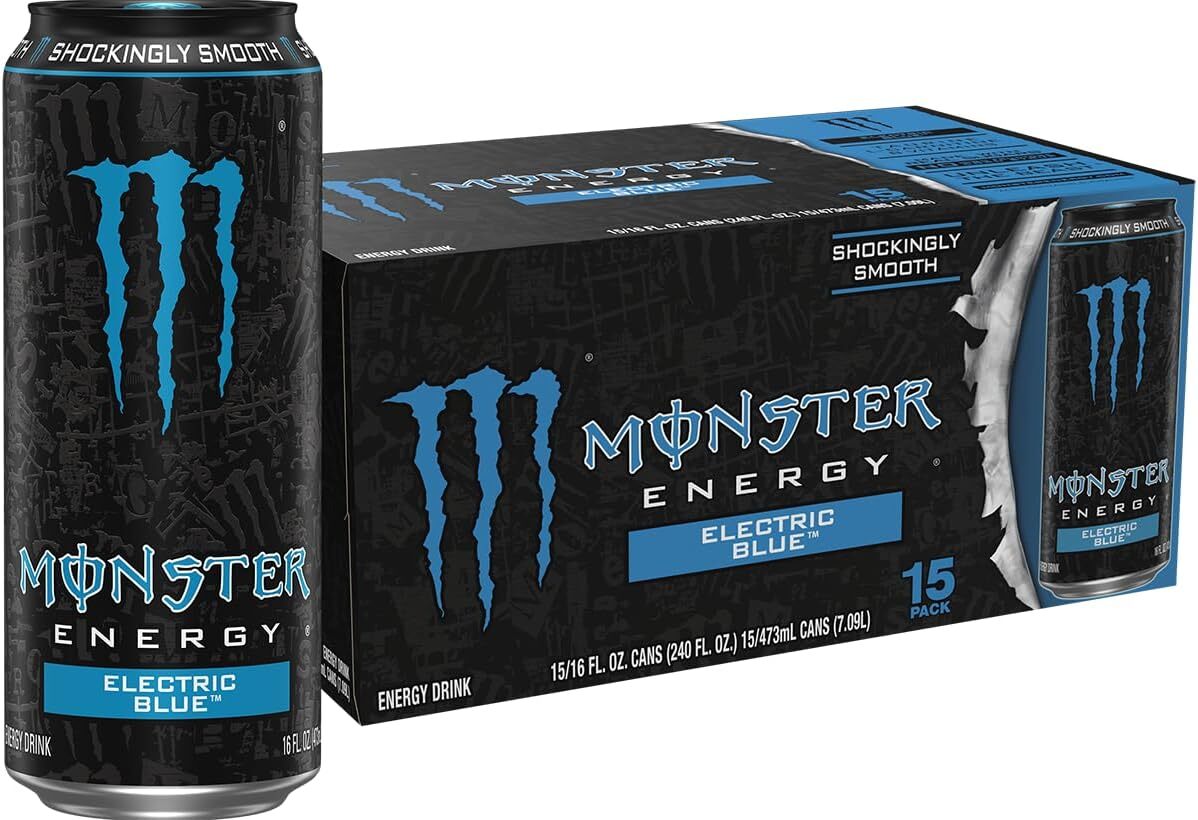 【超最新作】MONSTER ENERGY ELECTRIC BLUE 15本パック モンスターエナジー エレクトリックブルー【国内未発売】