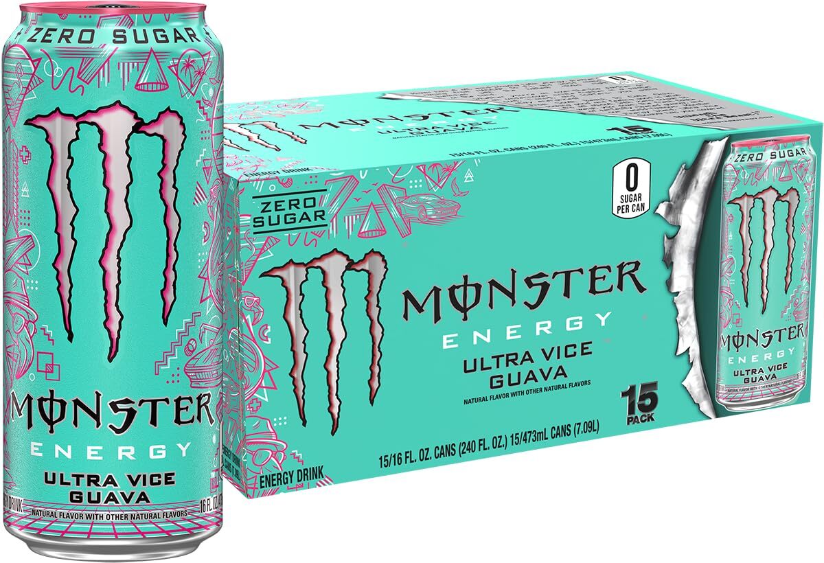 【国内未発売】MONSTER ULTRA VICE GUAVA 15本パック モンスター エナジー ウルトラ バイス グアバ 【北米版】