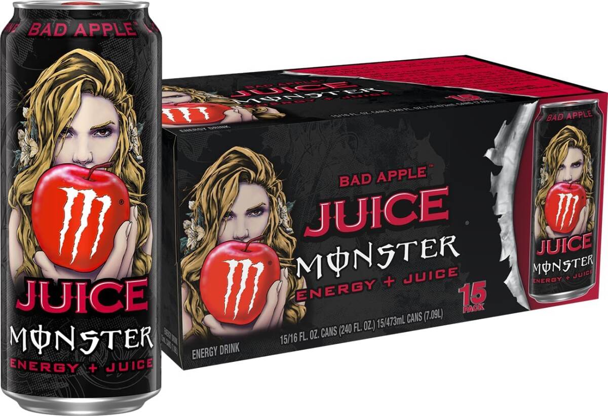 【超最新作】MONSTER JUICE BAD APPLE 15本パック モンスター エナジー ジュース バッド アップル【国内未発売】