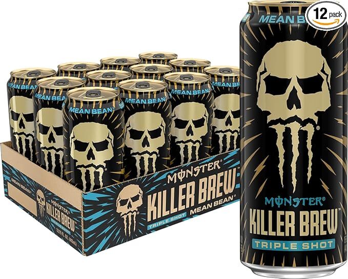 【国内未発売】MONSTER ENERGY KILLER BREW MEAN BEAN 12本 モンスターエナジー トリプルショット キラーブリュー ミーンビーン 【北米版】