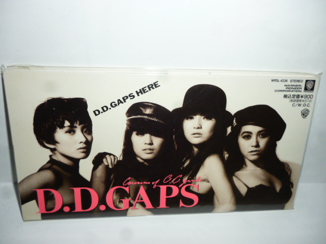 ◆B 未開封 8cm CD◆C.C.ガールズ◆D.D.GAPS HERE / D.C.◆国内サンプル盤◆シングル◆藤森夕子/藤原理恵/青田典子/原田徳子